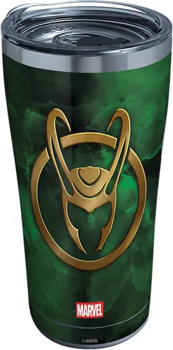 Miniatura 10 de Tervis Traveler Traveler - Vaso aislado de triple pared con aislamiento de tres paredes Loki Green Crest mantiene las bebidas frías y calientes, 20