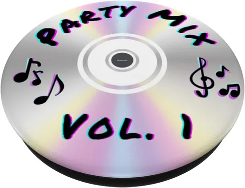 Miniatura 2 de Party Mix Vol 1 Disco compacto CD Retro 90s PopSockets intercambiables PopGrip