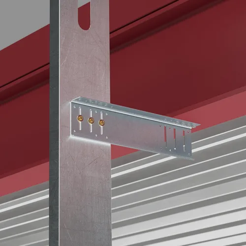 Miniatura 4 de Simpson Strong-Tie HYS15/68-KT25 HYS 15 pulgadas. Puntal híbrido de derivación de calibre 14 (25 cantidades)