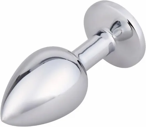Miniatura 5 de AKStore 3 tapones anales fetiches de acero inoxidable con diseño de joyas lujosas para fantasías sexuales de bondage, tamaños grande, mediano y Azul