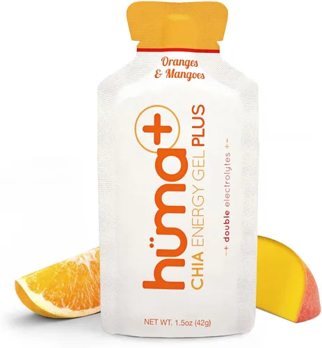 Miniatura 11 de Huma Plus (Electrolitos Dobles) Gel Energético de Chía, Paquete Variado - Amigable con el Estómago, Geles Energéticos de Alimentos Reales