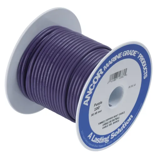 Miniatura 12 de Ancor Cable de batería y cable de grado marino 18 AWG - 4/0 AWG y de tamaños de bovina Negro