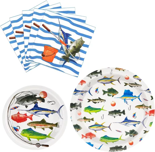 Miniatura 14 de WERNNSAI Platos y servilletas de granja – 48 piezas de decoración de cumpleaños de animales de granja, platos de papel de granero para niños, fiesta