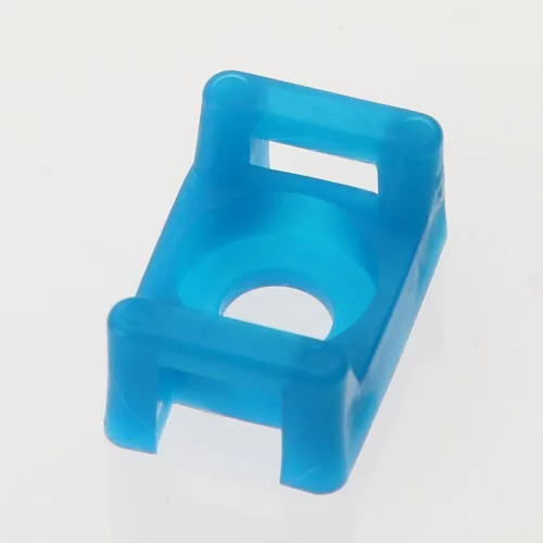 Miniatura 2 de Panduit TM3S8-C76 Montaje de brida de cables, Tefzel, #8 (M4) Método de montaje de tornillo, 0.37 pulgadas de diámetro de avellanado, 0.38 pulgadas