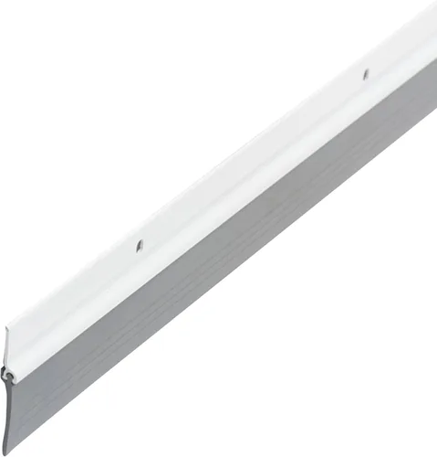 Miniatura 3 de M-D Building Products 69620 Barrido de puerta de 48 pulgadas de aluminio y vinilo plateado, resistente, de montaje con tornillo