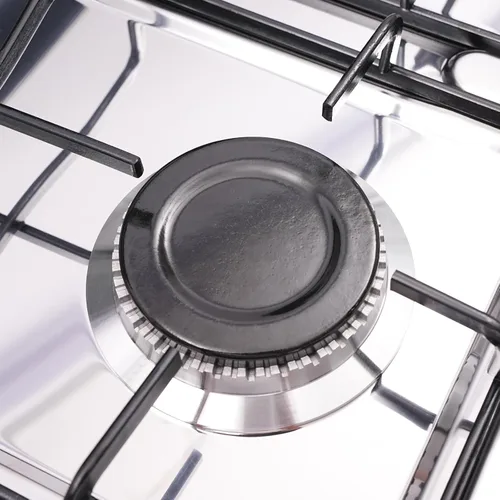 Miniatura 9 de Estufa de Gas de 5 Quemadores, Estufa de Gas Natural Portátil para Acampar al Aire Libre Estufa de BBQ Cocina de Gas con Estante de Almacenamiento