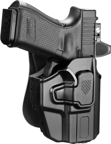 Funda universal OWB para pistolas compactas y subcompactas, compatible con Glock 19/26/43/43X/43X MOS, FN Reflex, Hellcat pro, Taurus G2C, PSA