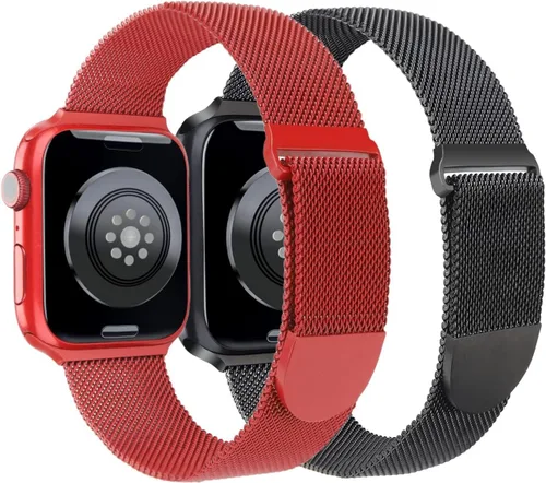 Miniatura 9 de Correa de metal compatible con correas de Apple Watch de 1.496 in 1.575 in 1.614 in 1.654 in 1.732 in 1.772 in 1.811 in 1.929 in Ultra 3/2/1, correa