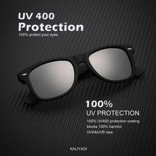 Miniatura 4 de KALIYADI Lentes de sol polarizados para hombres y mujeres, con acabado mate, lentes de espejo de color, bloqueo UV (paquete de 3)