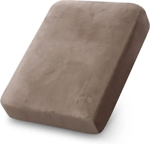Miniatura 87 de PrinceDeco Funda marrón para muebles, 2 fundas de cojín elásticas de terciopelo para cojines individuales, aptas para mascotas, se mantiene en su