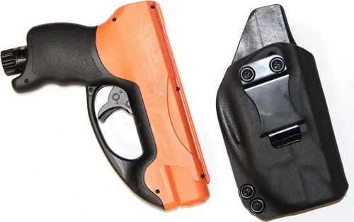 Miniatura 3 de REVKEL - Funda Kydex personalizada IWB/AIWB CCW para pistola de bolas de pimienta compacta UMAREX HDP 50. Hecho a mano en Texas, EE. UU. Pistola