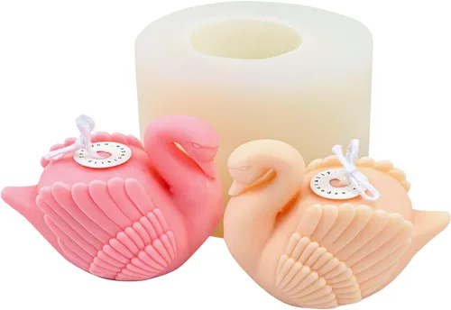 Miniatura 4 de Cestony Moldes de silicona para velas de helado 3D para hacer velas, pilar de resina, aromaterapia, cera, jabón, flor, espécimen, arcilla artesanal