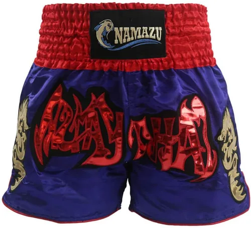 Miniatura 25 de NAMAZU Pantalones cortos Muay Thai para hombres y mujeres, pantalones cortos de kickboxing de alta calidad para gimnasio y boxeo.