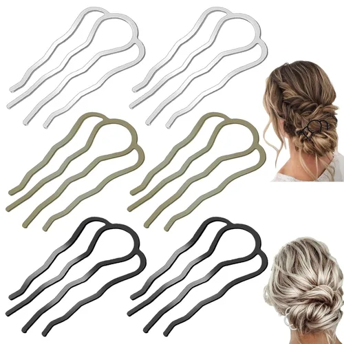 Miniatura 7 de REDANHA Peine para el cabello, 6 peines laterales para el cabello de 3.425 in, horquillas de metal para mujer, accesorios de herramientas de peinado