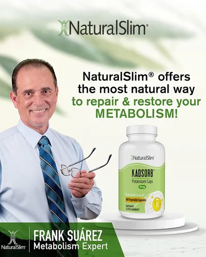 Miniatura 8 de NaturalSlim Gluconato de citrato de potasio natural 99 mg – Kadsorb apoya el equilibrio de electrolitos y el pH normal – Suplementos de potasio