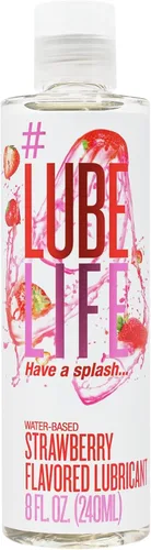 Miniatura 13 de Lube Life - Lubricante personal a base de agua, sabor algodón de azúcar, para hombres, mujeres y parejas, sin azúcar añadido, 8 onzas líquidas