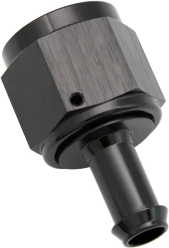 Miniatura 11 de Recta 6AN hembra giratoria a 1/4 "empuje en manguera adaptador de montaje de púas aluminio negro