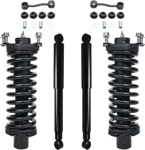 Miniatura 60 de Detroit Axle - Kit de puntales delanteros de 6 piezas para Ford Escape 2014-2019, 2 puntales y muelles helicoidales, 2 enlaces de barra