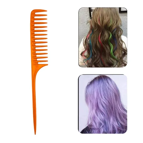 Miniatura 5 de Peines anchos con fibra de carbono Pintail para niñas barberos anti