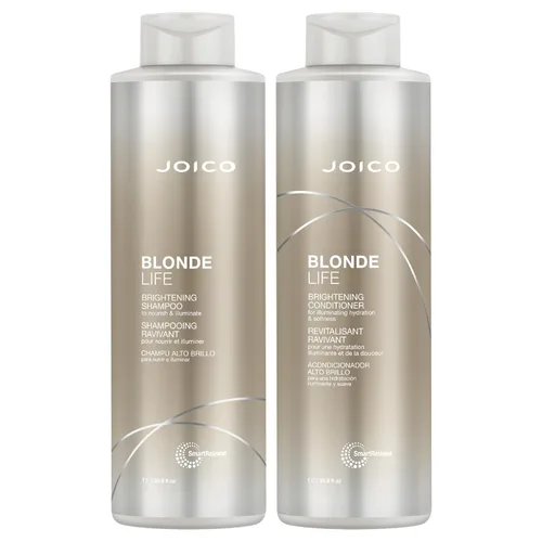 Miniatura 9 de Joico Champú y acondicionador iluminador Blonde Life Para cabello rubio Añade suavidad y suavidad Sin sulfatos Con aceite de monoi y tamanu
