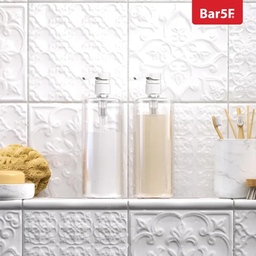 Miniatura 9 de Liter - Bombas de champú y acondicionador de 33.8 onzas, se adaptan a botellas de la marca Salón, paquete de 2 dispensadores superiores compatibles