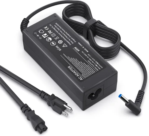 LJO-EEIH Cargador de 65 W compatible con HP Laptop 17 17-ak, 17-by, 17-ca, 17-cn, 17-ar, 17-bs: 17-ak013dx, 17-by1053dx, 17-by0021dx, 17-by0088cl,