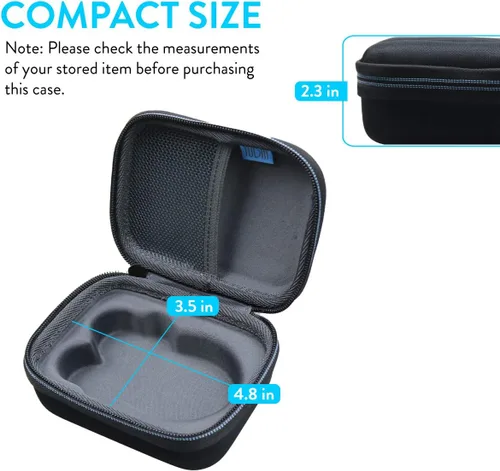 Miniatura 6 de TUDIA Funda de viaje rígida compacta de EVA compatible con NuFACE Mini dispositivo de tonificación facial GUNFAY-O1 y 40300