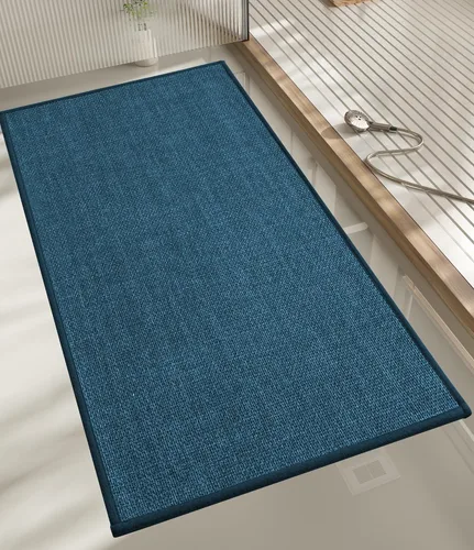 Miniatura 41 de chakme Alfombras de Baño 24x17, Alfombra de Baño Ultra Delgada Antideslizante Pequeña de Secado Rápido Absorbente para Piso de Baño