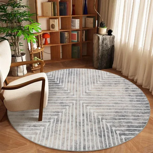 Miniatura 20 de GLN Rugs Contemporary Collection - Alfombra de felpilla lavable a máquina, contemporánea, antideslizante, de pelo corto, alfombra de felpilla