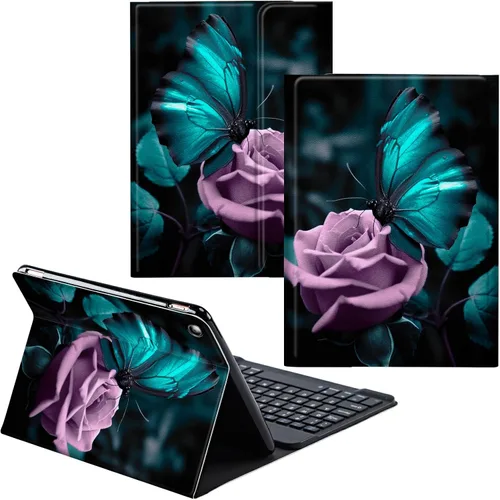 Miniatura 89 de Para Samsung Galaxy Tab S6 Lite Funda 2022/2020 Teclado Inalámbrico Desmontable Y Cubierta De Soporte De Cuero PU Funda Protectora Para Samsung