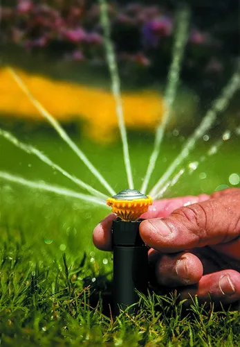 Miniatura 5 de Rain Bird 24RNVAPRO - Boquilla de pulverización giratoria profesional de alta eficiencia, patrón ajustable a mano de 45° a 270°, distancia