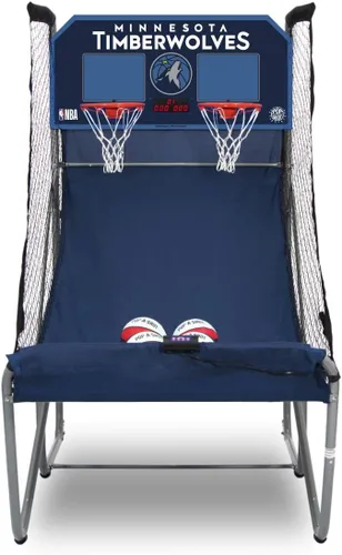 Miniatura 26 de Pop-A-Shot - Home Dual Shot Arcade Basketball Game with NBA Graphics l Sensor Scoring l 16 Game Modes l 7 Balls l Foldable Storage l for All NBA Fans