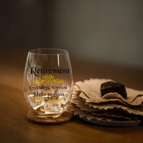 Miniatura 5 de Perfectinsoy Vaso de vino con caja de regalo, regalo de jubilación 2025 para mujeres, compañeras de trabajo, amigas, jefas, enfermeras, regalos