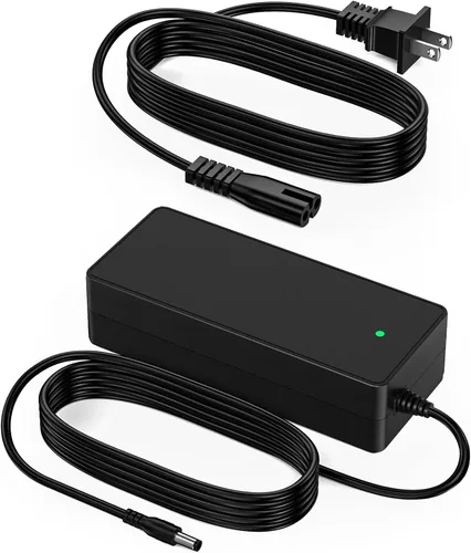 VHBW Cargador de 42 V para scooter eléctrico MaxShot - Compatible con scooter eléctrico MaxShot V1, adaptador de batería inteligente fuente de