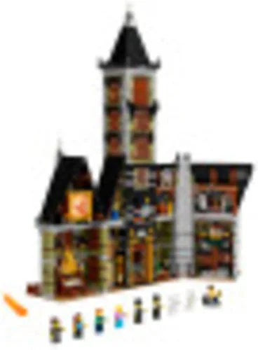 Miniatura 2 de LEGO Icons - Juego de construcción de casa embrujada 10273, kit de casa embrujada, manualidades creativas para adultos y familia, kit