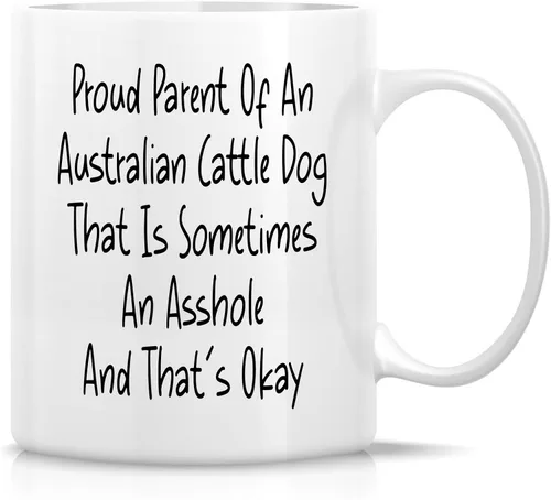 Miniatura 36 de Retreez - Taza divertida con texto en inglés "Funny Cute Golden Retriever Don't Stop Retrievin' Dog Lover", 325 ml, tazas de café de cerámica