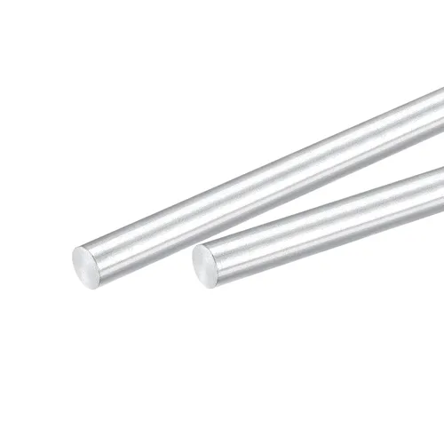 Miniatura 7 de MECCANIXITY Varilla redonda de aluminio macizo de 0.236 in de diámetro, 9.843 in de longitud, para manualidades, paquete de 2