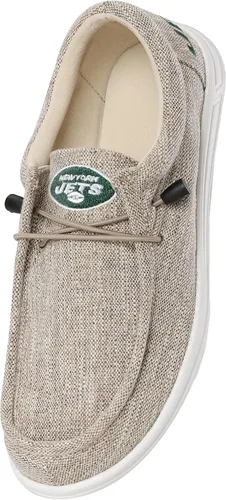Miniatura 76 de FOCO Men's NFL Team Logo Lightweight Loafers Lace Up Cotton Knit Shoes