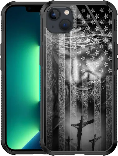 Miniatura 35 de Funda con diseño de ciervo y bandera estadounidense para iPhone 11 Pro Max - Funda protectora de poliuretano termoplástico resistente, antiarañazos