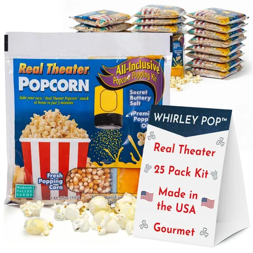 Miniatura 23 de Paquetes de palomitas de maíz todo en uno, kits de palomitas de maíz todo incluido, maíz dulce y salado, granos de palomitas de maíz para máquina