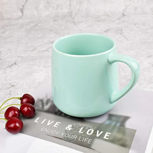 Miniatura 4 de Bosmarlin Taza de café grande de cerámica brillante, taza de té para la oficina y el hogar, 18 onzas, adecuada para lavavajillas y microondas