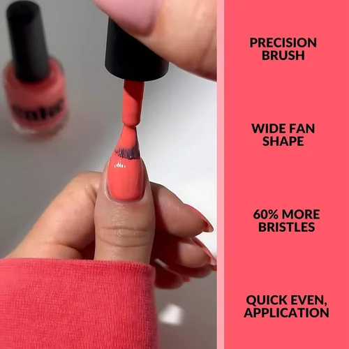 Miniatura 3 de Cake - Esmalte de uñas no tóxico, fortalecedor de uñas, fortalecedor y crecimiento de uñas, reparación de uñas para uñas dañadas, esmalte de uñas