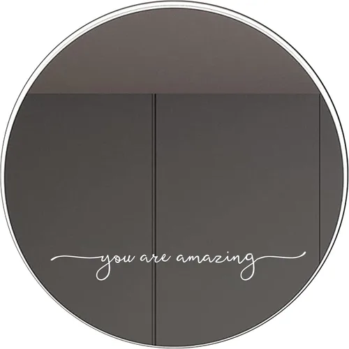 Miniatura 8 de Adhesivo para Espejo You are Amazing – Calcomanía de Pared de Vinilo Negro de 17x2 pulgadas, Decoración Inspiradora de Baño, Frase para Habitación