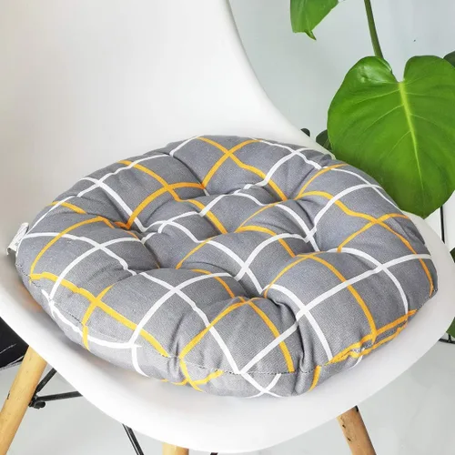 Miniatura 21 de vctops Cojín redondo suave bohemio para silla de jardín, patio, hogar, cocina, oficina, asiento, cojín de 16 pulgadas de diámetro Towel