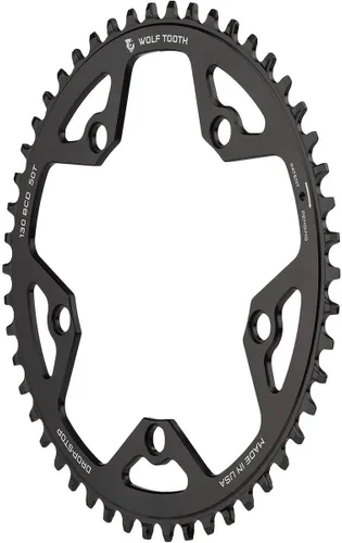 Miniatura 4 de Wolf Tooth 110 BCD Gravel/CX/Platos de bicicleta de carretera (44 dientes, Drop-Stop B) bike-chainrings-and-accessories