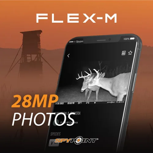 Miniatura 5 de SPYPOINT Flex-M Solar Bundle - Cámara de rastreo celular con panel solar, lo mejor en accesorios de caza, no necesita WiFi