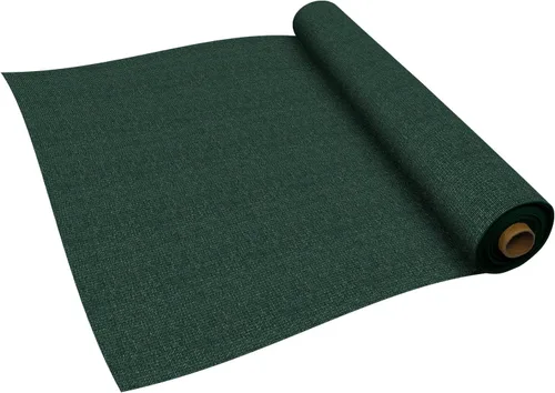 TANG Rollo de tela para sombra solar, 8 x 35 pies, tela de sombra para jardín, color verde oscuro, malla de HDPE, cubierta de pérgola, toldo de