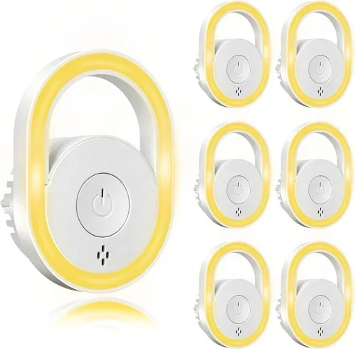 2026 Upgraded Ultrasonic Pest Repeller 6 Packs, Mice Repellent for House, Indoor Ultrasonic Repellent for Mites Rodent Bugs Roaches Insects Spiders