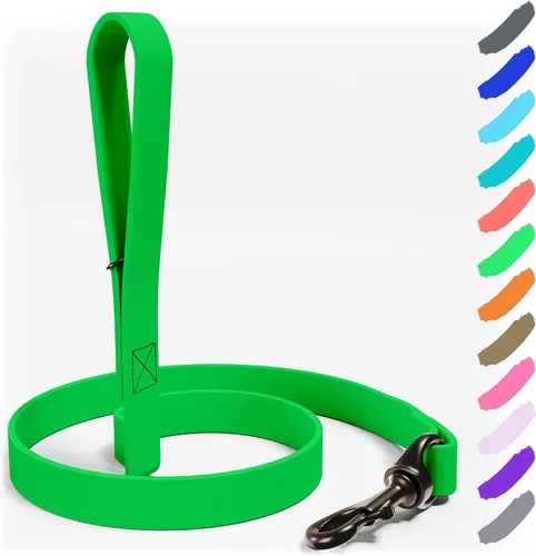 Miniatura 18 de Biothane - Correa para perro extra resistente, fabricada en Estados Unidos, correas impermeables para perros grandes, medianos y pequeños, correa