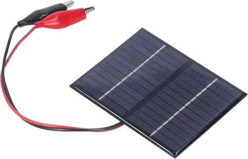 Miniatura 8 de Omabeta 1.5W 12V Panel solar, panel solar ligero portátil de salida de alta eficiencia de polisilicio para cargador de batería